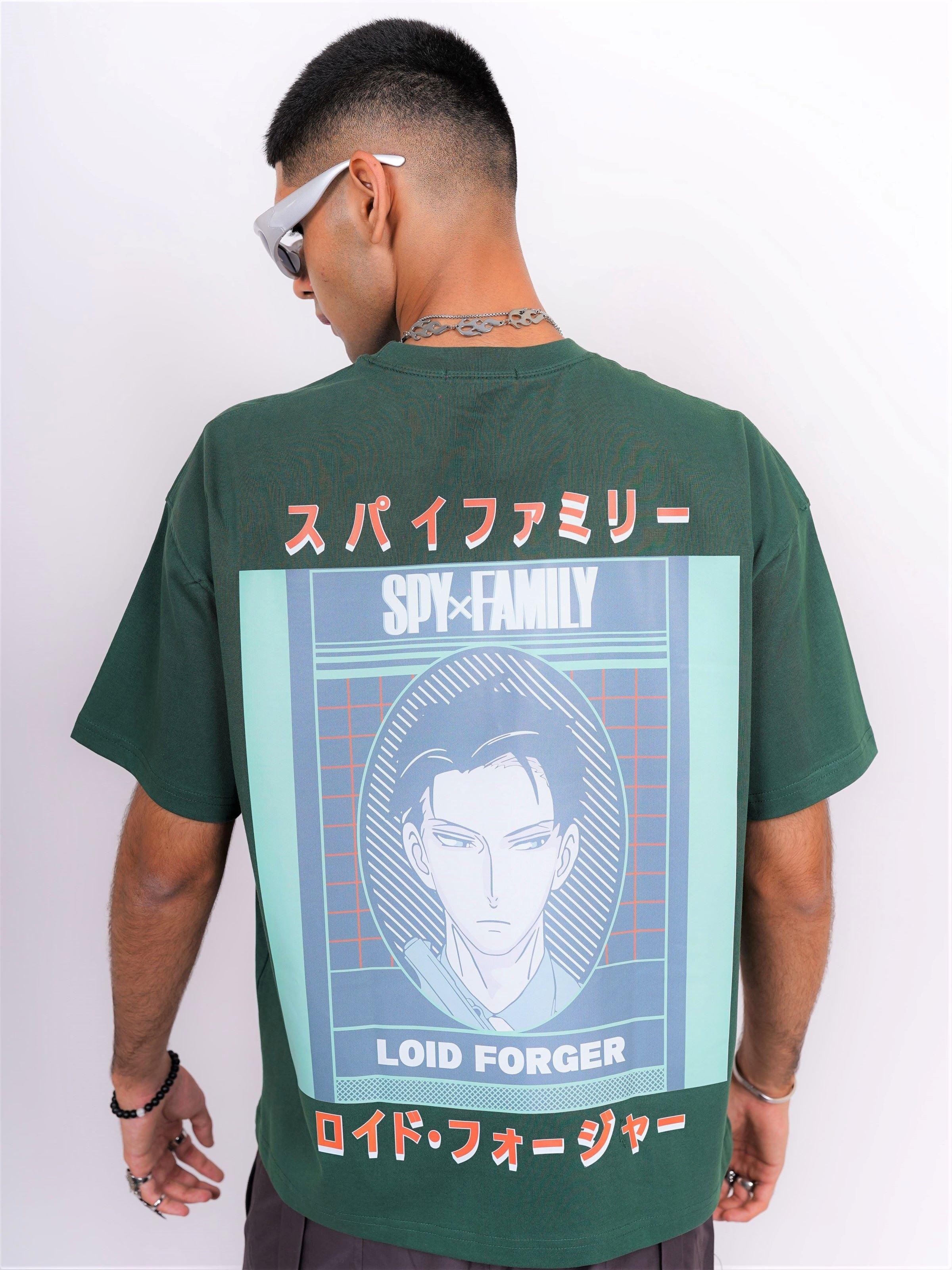 Spy x Family Yor Forger Crew Neck Short Sleeve Men's Black T-shirt-XXL