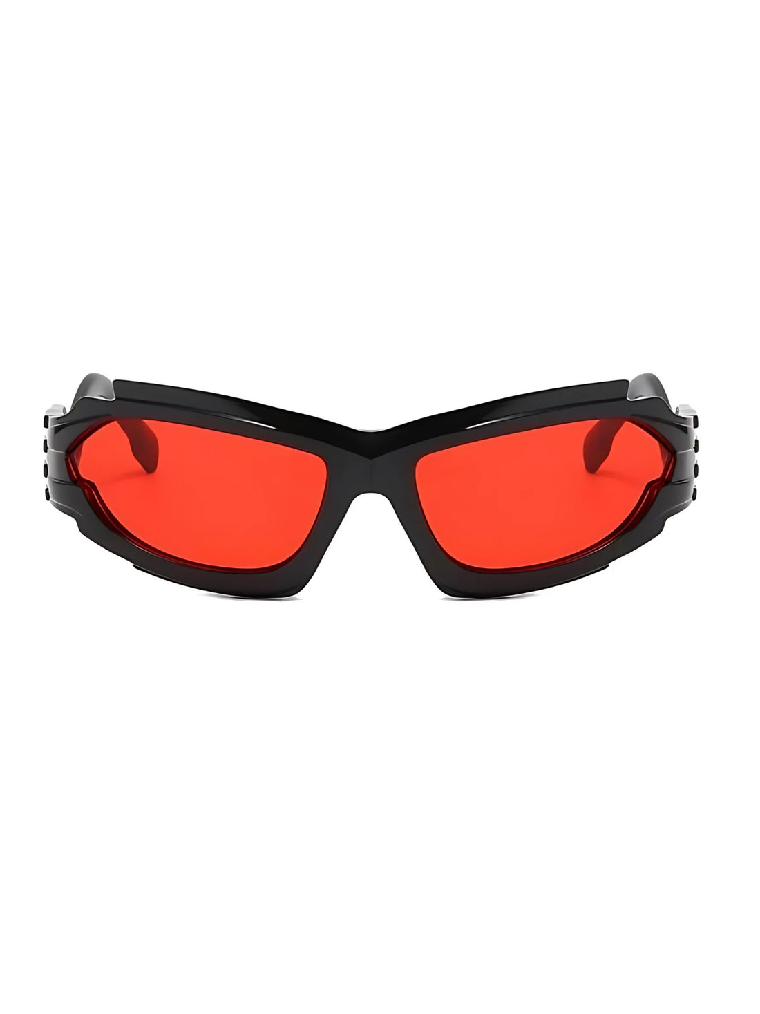 Techno Totem glasses : Orange Black