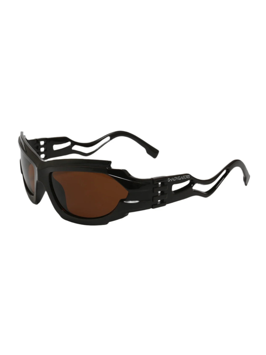 Techno Totem glasses : Brown Black