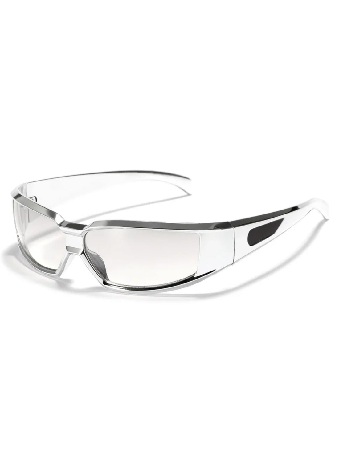 Techno Bender Glasses : Silver