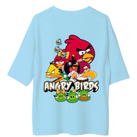 Angry Birds Army : Burger Bae Oversized  Tee For Men and Women