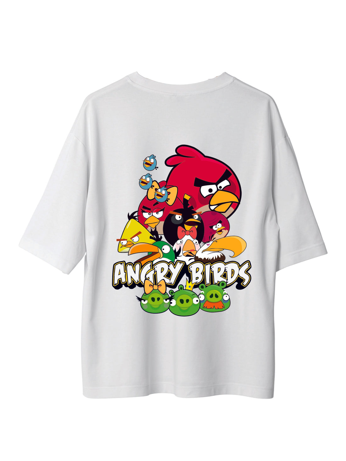 Angry Birds Army : Burger Bae Oversized  Tee For Men and Women