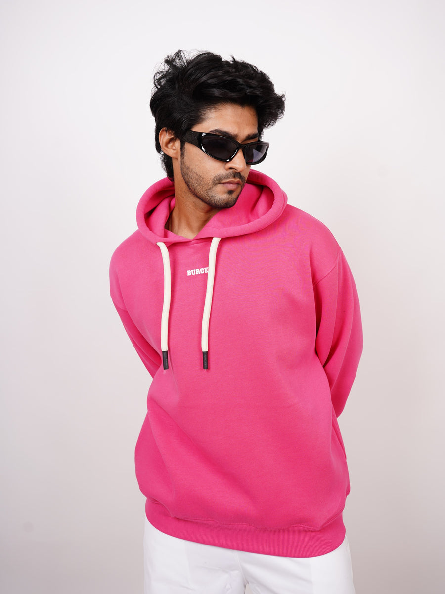 Ye Hoodie Hot Pink Heavyweight Baggy Hoodie For Men and Women