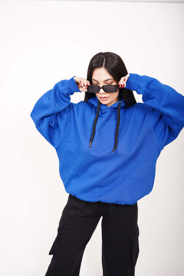 Basic : Heavyweight Baggy Hoodie Men And Women