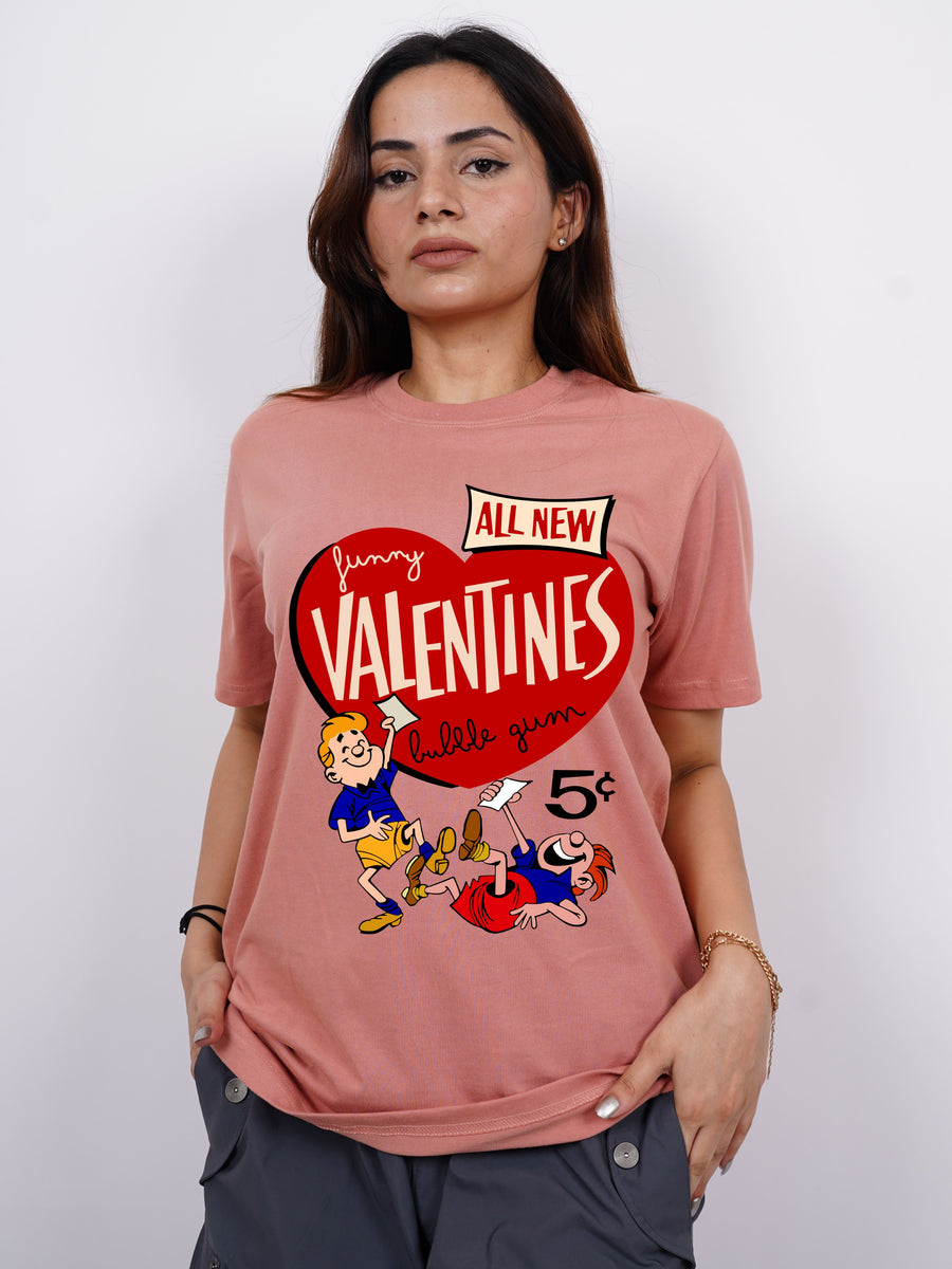 The Valentines : Burger Bae Oversized  Tee For Men and Women