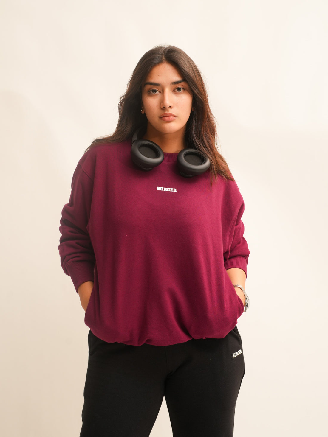 Basic : Heavyweight Baggy Sweatshirt For Men And Women