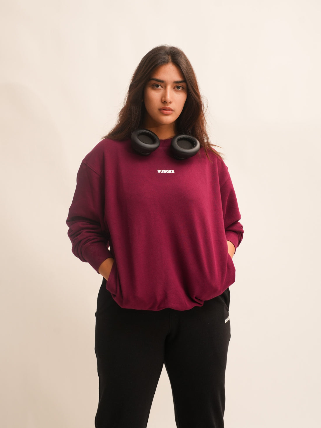 Basic : Heavyweight Baggy Sweatshirt For Men And Women