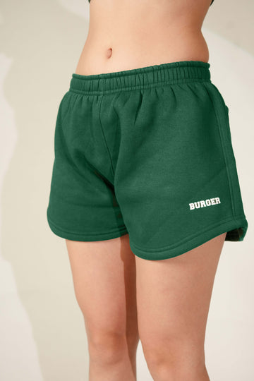 Kelly Sweat Shorts (Emerald Green) for women