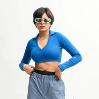 Beverley Top (V:Neck Crop Top) For Women