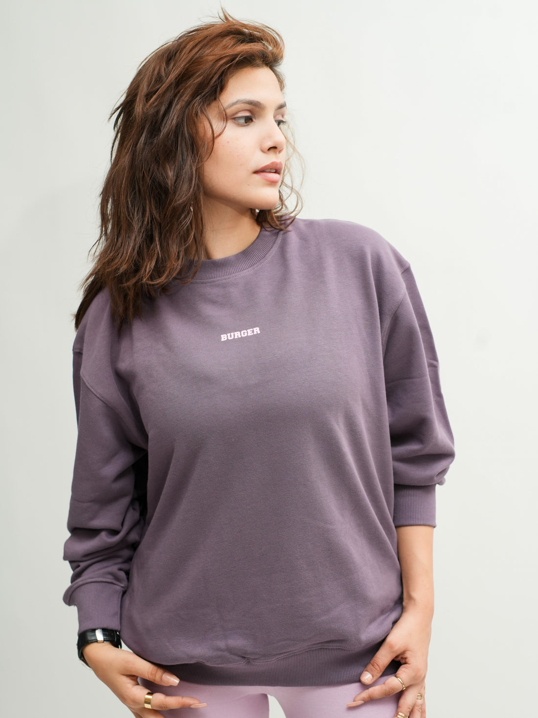 Basic : Heavyweight Baggy Sweatshirt For Men And Women