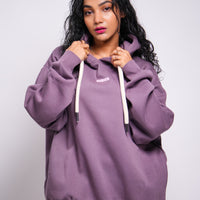 Ye Hoodie : Minimal Burger Logo Heavyweight Baggy Hoodie For Women