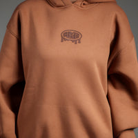 Mocha Mousse : Juicy Logo Heavyweight Baggy Hoodie For Men and Women