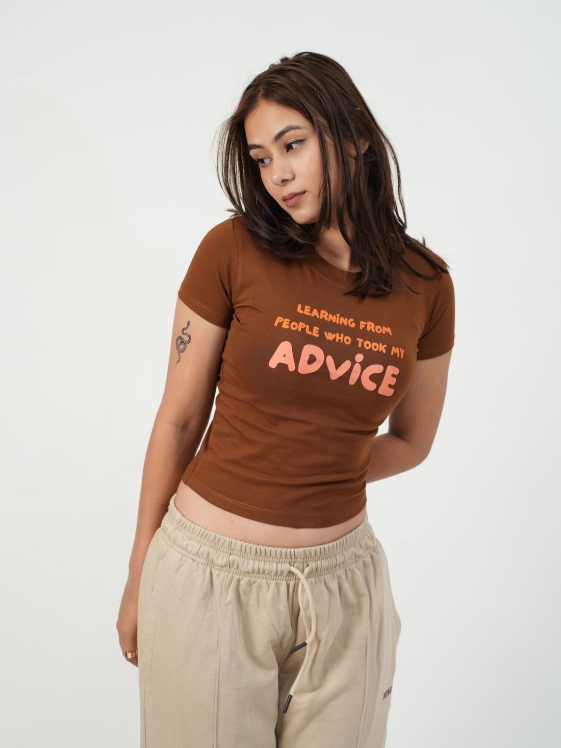 My Advice - IT Girl Y2K Baby Tee For Women