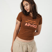 My Advice - IT Girl Y2K Baby Tee For Women