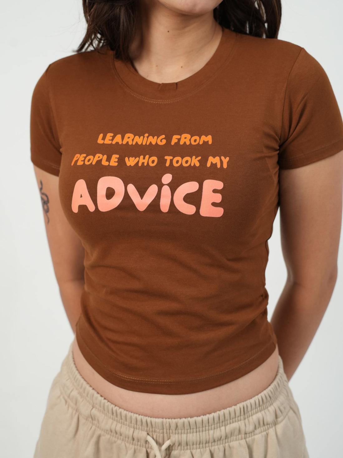 My Advice - IT Girl Y2K Baby Tee For Women