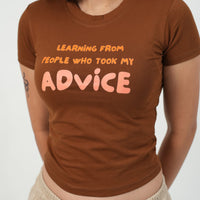 My Advice - IT Girl Y2K Baby Tee For Women