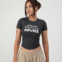 My Advice - IT Girl Y2K Baby Tee For Women