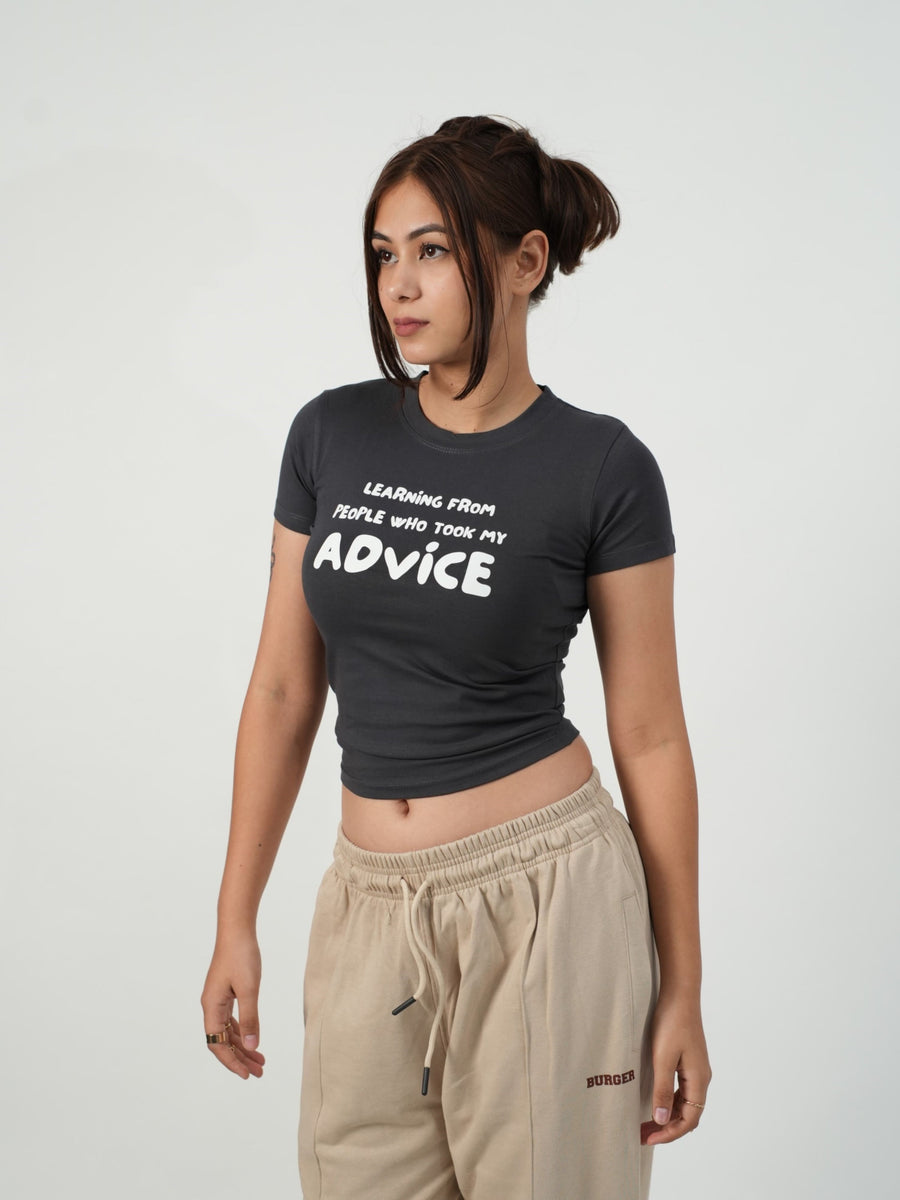 My Advice - IT Girl Y2K Baby Tee For Women