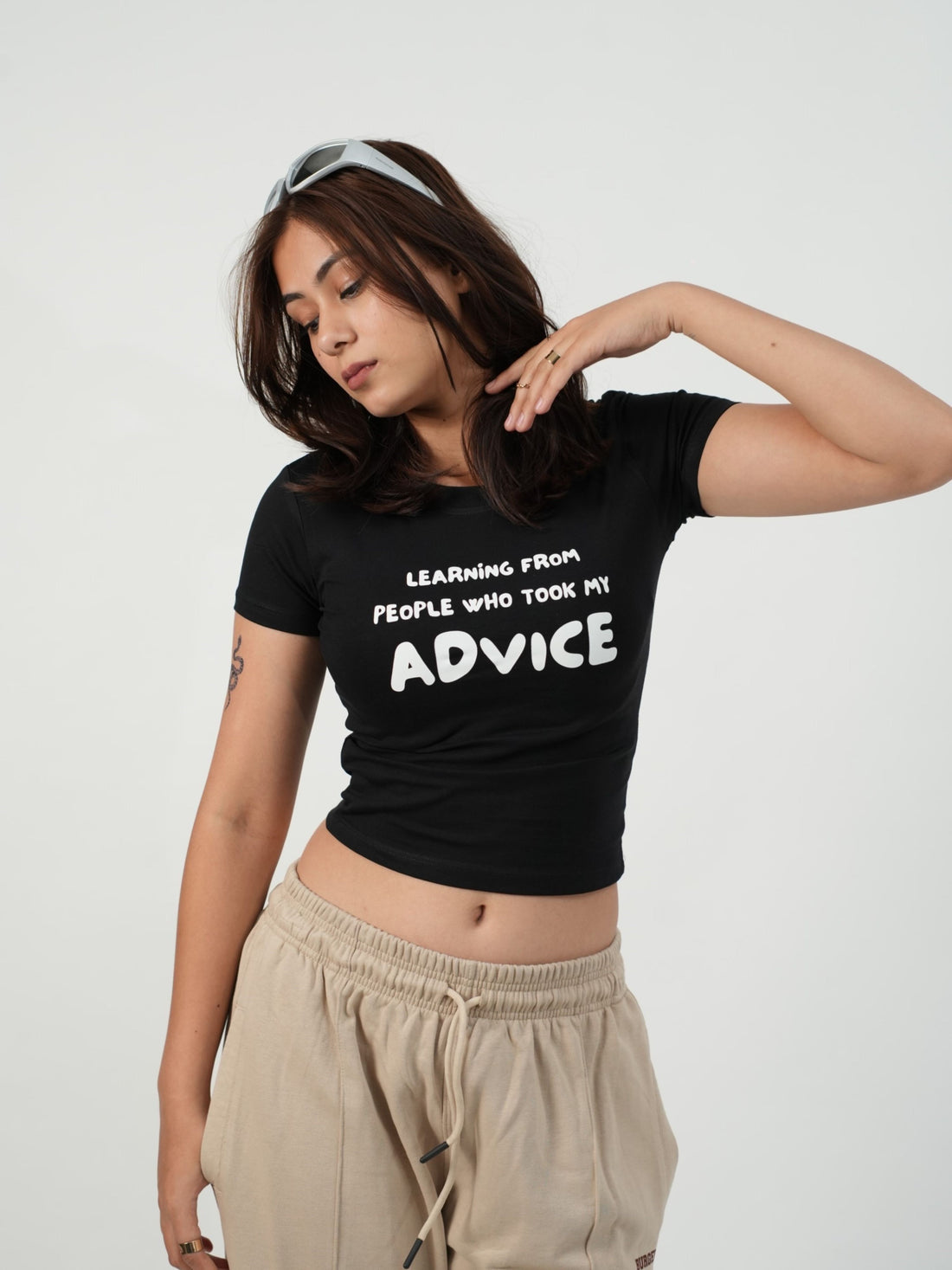 My Advice - IT Girl Y2K Baby Tee For Women