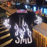 Bleach  (Reflective) : Heavyweight Baggy Hoodie For Men and Women