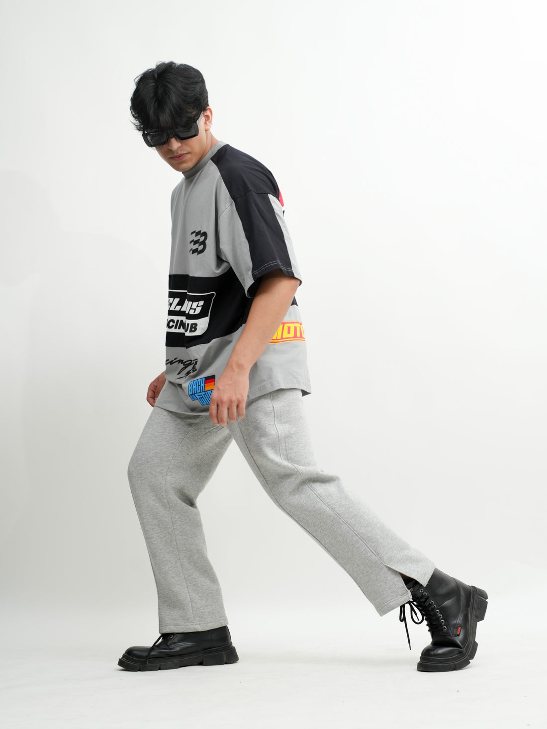 Berlin lounge side slit sweatpants for Men And Women