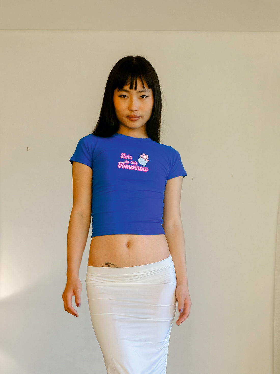 Tomorrow - IT Girl Y2K Baby Tee For Women