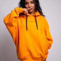 Ye Hoodie : Minimal Burger Logo Heavyweight Baggy Hoodie For Women