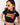 Hot Stuff - Burger Bae Round Neck Crop Baby Tee - BurgerBae