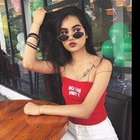 Nice For What Camisole Camisole Burger Bae XS Red 