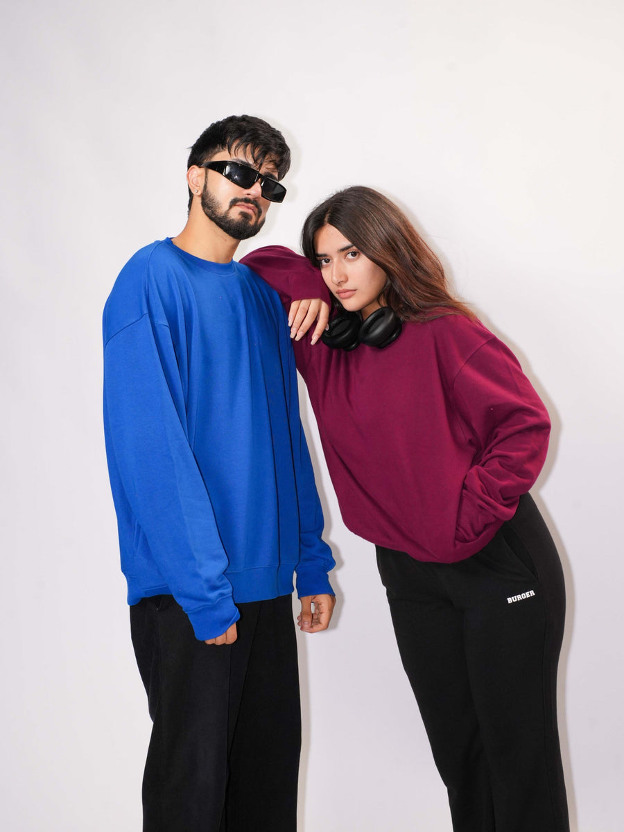 Basic : Heavyweight Baggy Sweatshirt For Men And Women