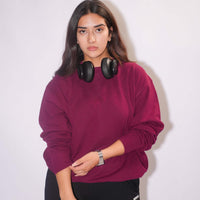 Basic : Heavyweight Baggy Sweatshirt For Men And Women