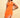 Bright Orange Tennis Dress dress Burger Bae XS Bright Orange 