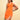 Bright Orange Tennis Dress dress Burger Bae XS Bright Orange 