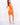 Tennis Dress - Burger Bae Bodycon V-Neck Collar Dress (Bright Orange) - BurgerBae