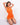 Tennis Dress - Burger Bae Bodycon V-Neck Collar Dress (Bright Orange) - BurgerBae